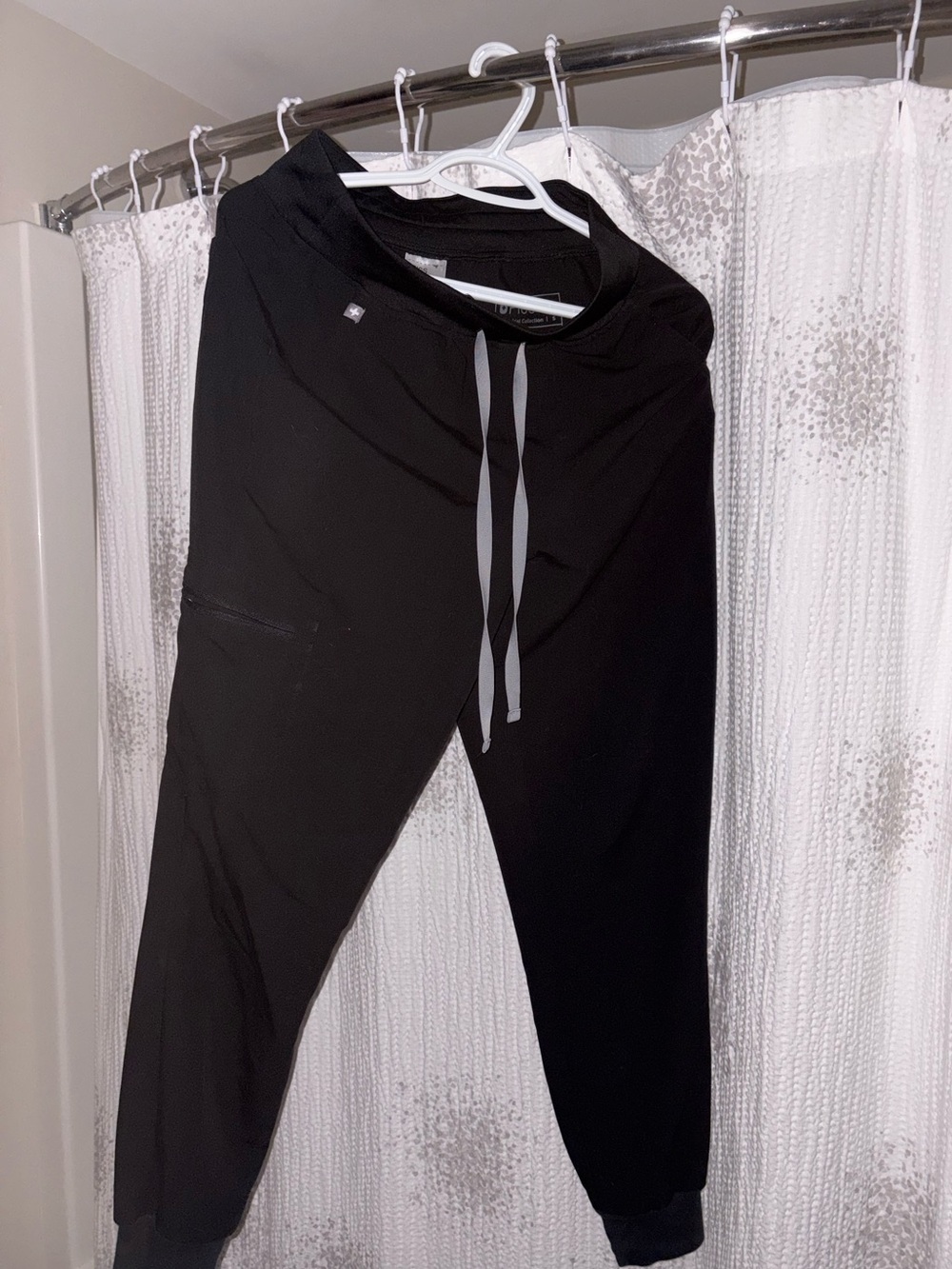 Figs Black High Waisted Zamora Joggers